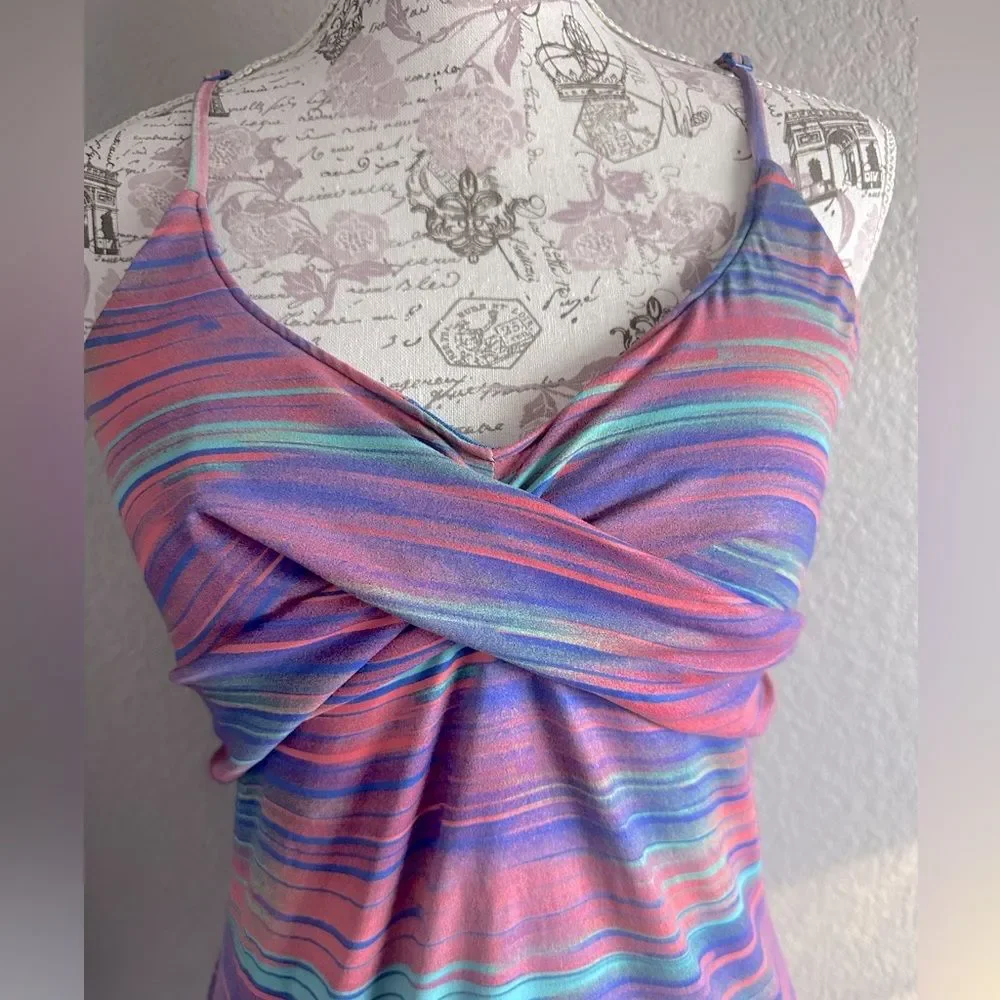 REI Striped Shelf Bra Shirt – Women’s Size 4